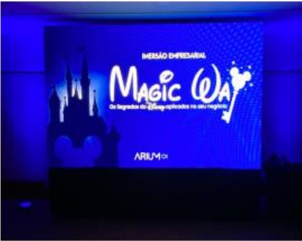 Painel de LED em evento corporativo