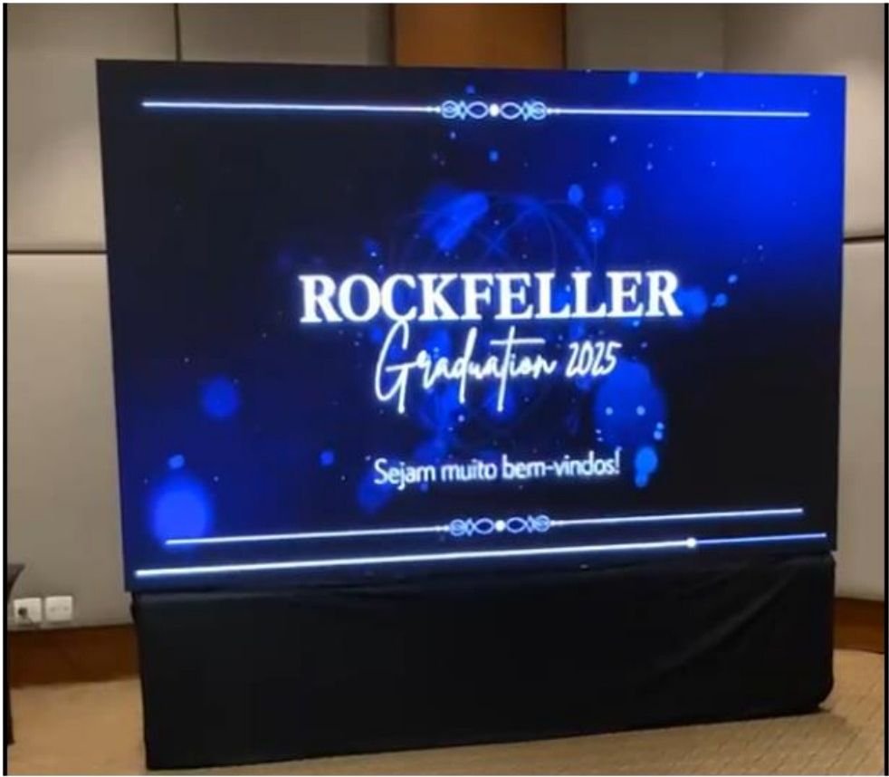 Painel de LED em show ao vivo